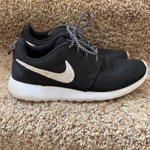 Nike Tennis Shoes with Swarovski Crystal Swoosh